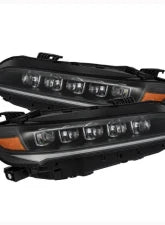 AlphaRex USA NOVA-Series Black Headlights for Honda Civic 2022-2025, LED Projectors