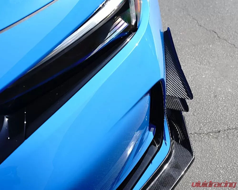 APR Performance Carbon Fiber Front Bumper Canards Honda FL5 Civic Type R 2023+