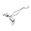 AWE GR Supra B58 Resonated Touring Edition Exhaust - 5in Chrome Silver Tips
