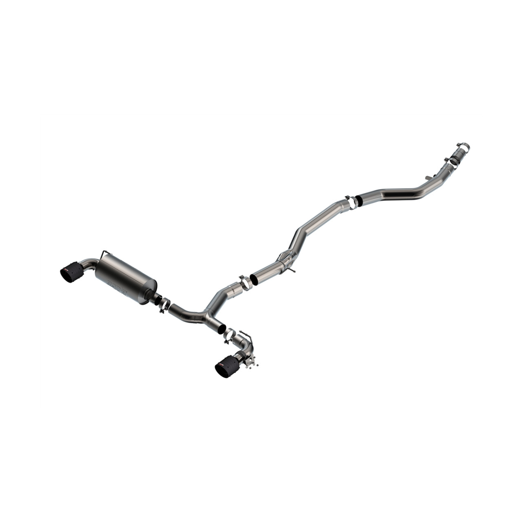 Borla Toyota GR Supra B58 3in ATAK Catback Exhaust - Carbon Fiber Tips