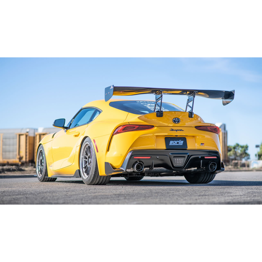 Borla Toyota GR Supra B58 3in ATAK Catback Exhaust - Carbon Fiber Tips