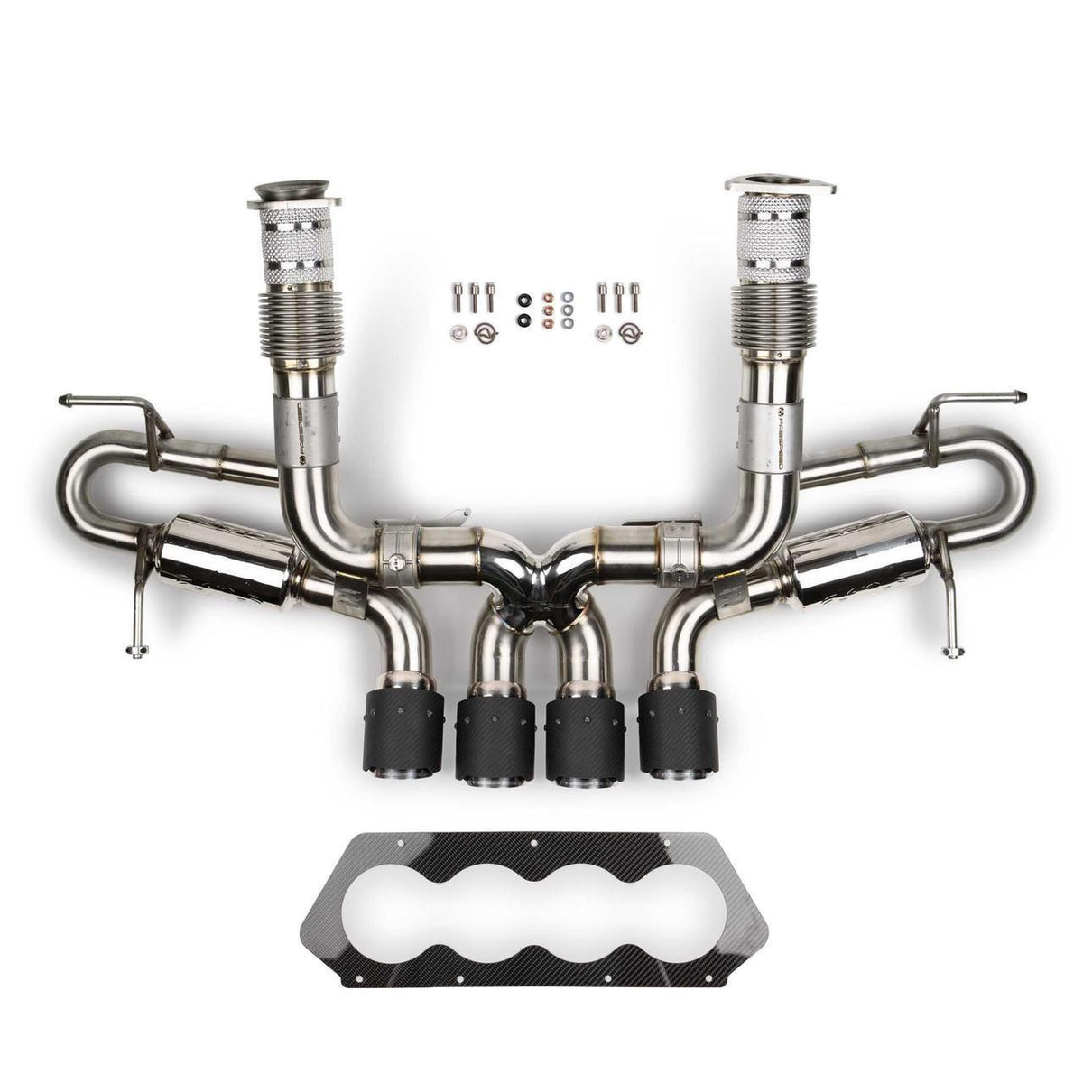 Fabspeed Chevrolet Corvette C8 Stingray / E-Ray Valved Center Exit Conversion Exhaust System (2023+)