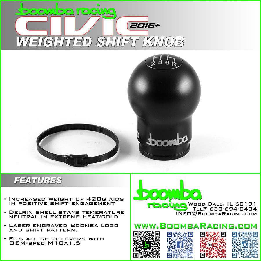 Weighted Shift Knob 420g for Civic X