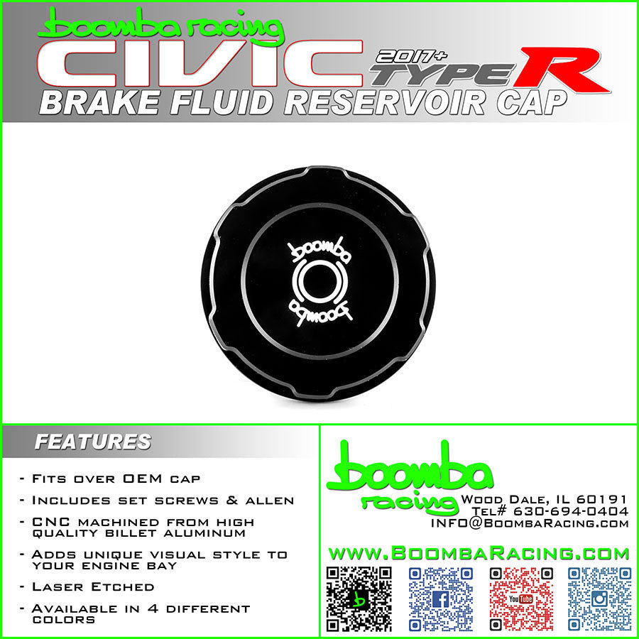 Brake Reservoir Cap Billet Aluminum for Civic Type R