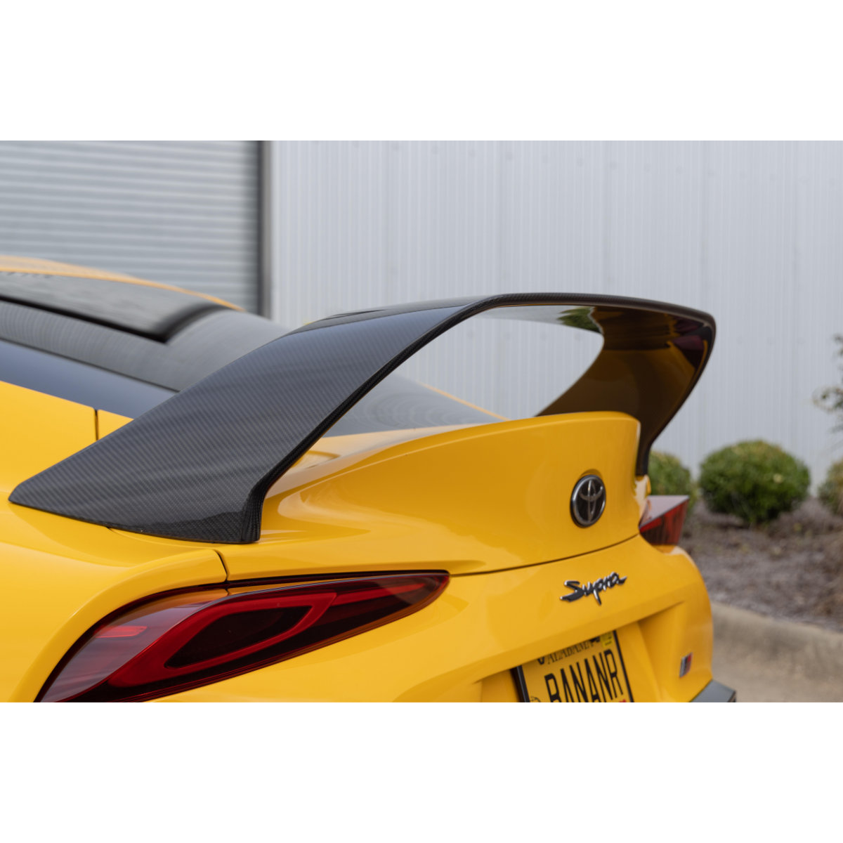 Dinan GR Supra Carbon Fiber High-Rise Rear Spoiler