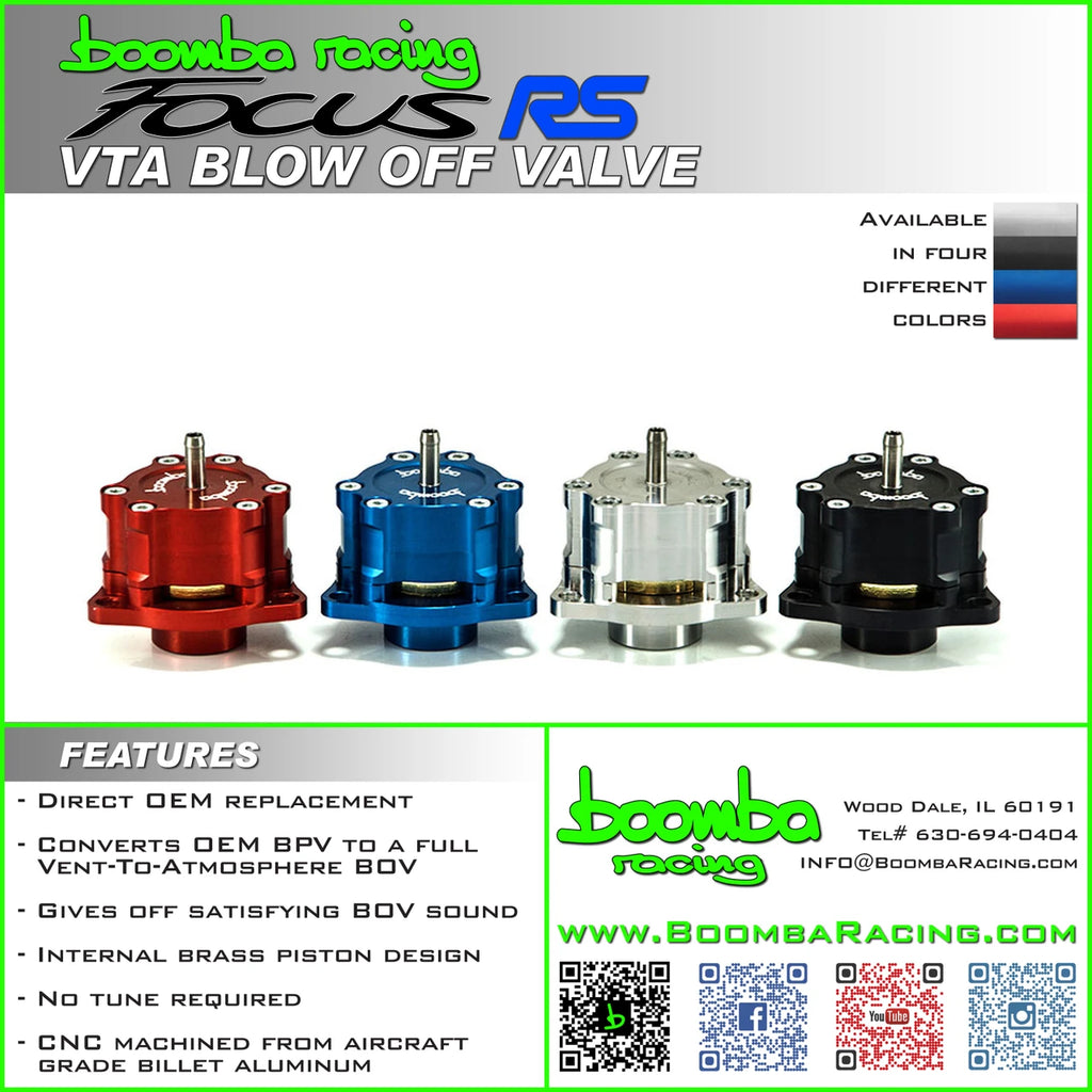 Blow Off Valve Billet Aluminum for Focus RS 2016-2018