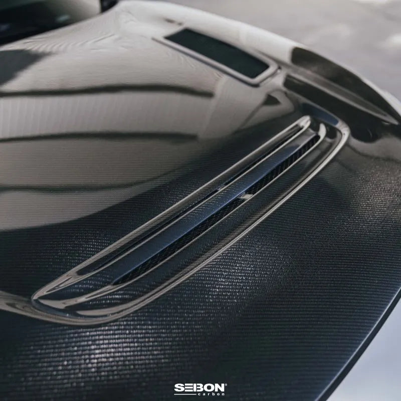 Seibon GT-Style Double-Sided Carbon Fiber Hood Honda Civic Type-R Base 2023-2025