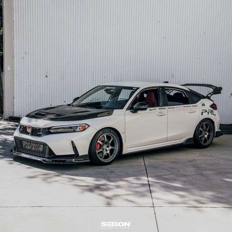 Seibon GT-Style Double-Sided Carbon Fiber Hood Honda Civic Type-R Base 2023-2025