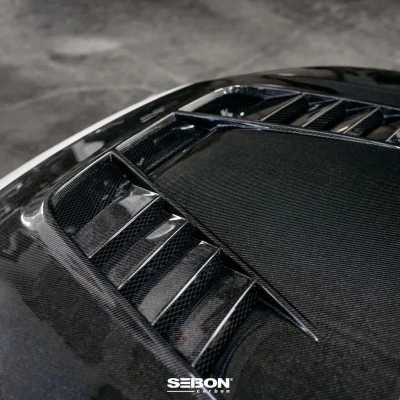Seibon TV-Style Double-Sided Carbon Fiber Hood Honda Civic Type-R Base 2023-2025