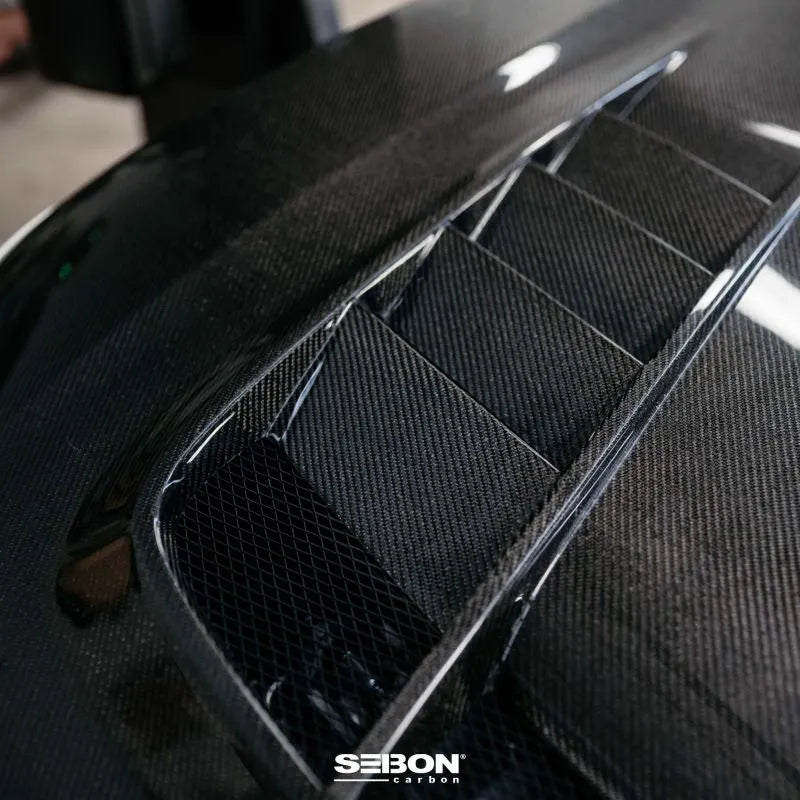 Seibon TV-Style Double-Sided Carbon Fiber Hood Honda Civic Type-R Base 2023-2025