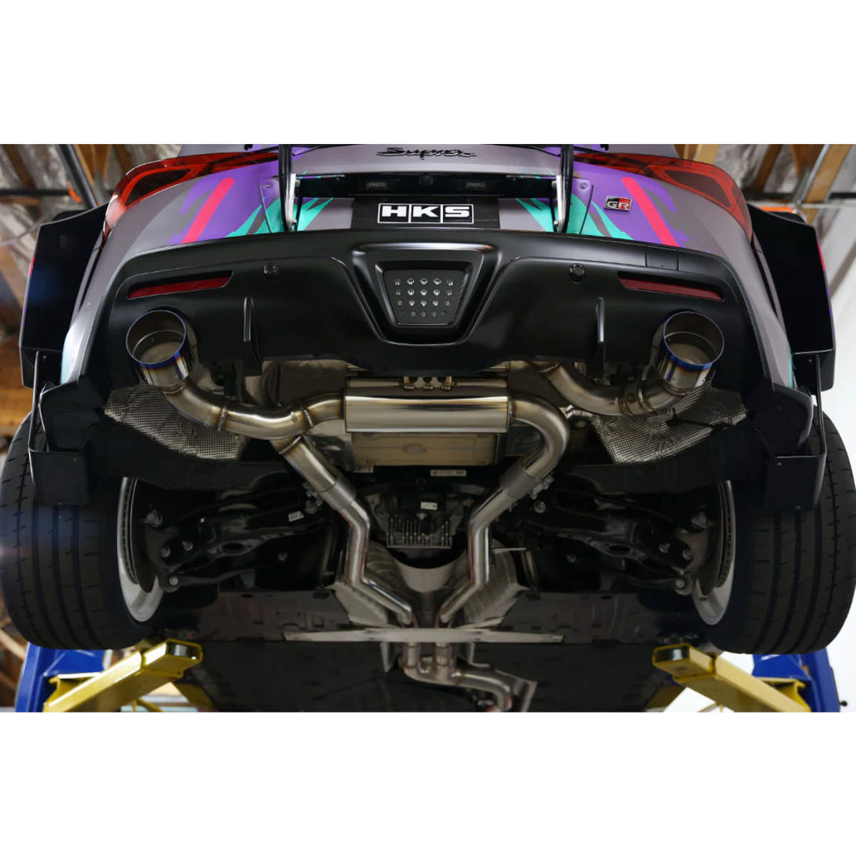 HKS GR Supra B58 Dual Hi-Power Titanium Tip Catback Exhaust