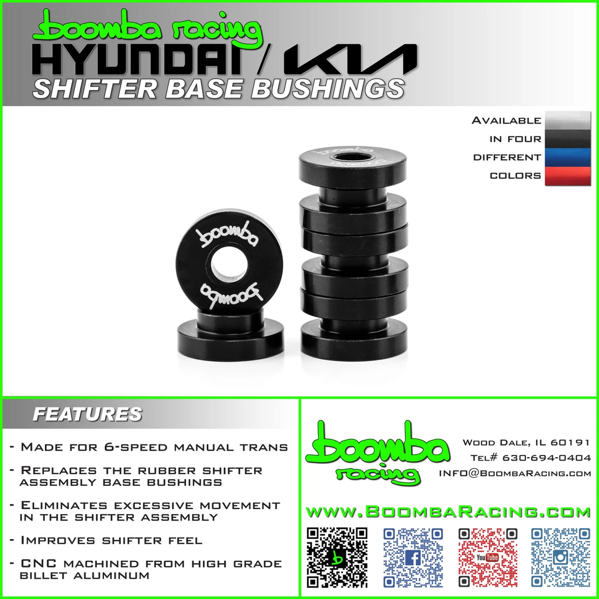 Shifter Base Bushings Billet Aluminum for Hyundai Kia