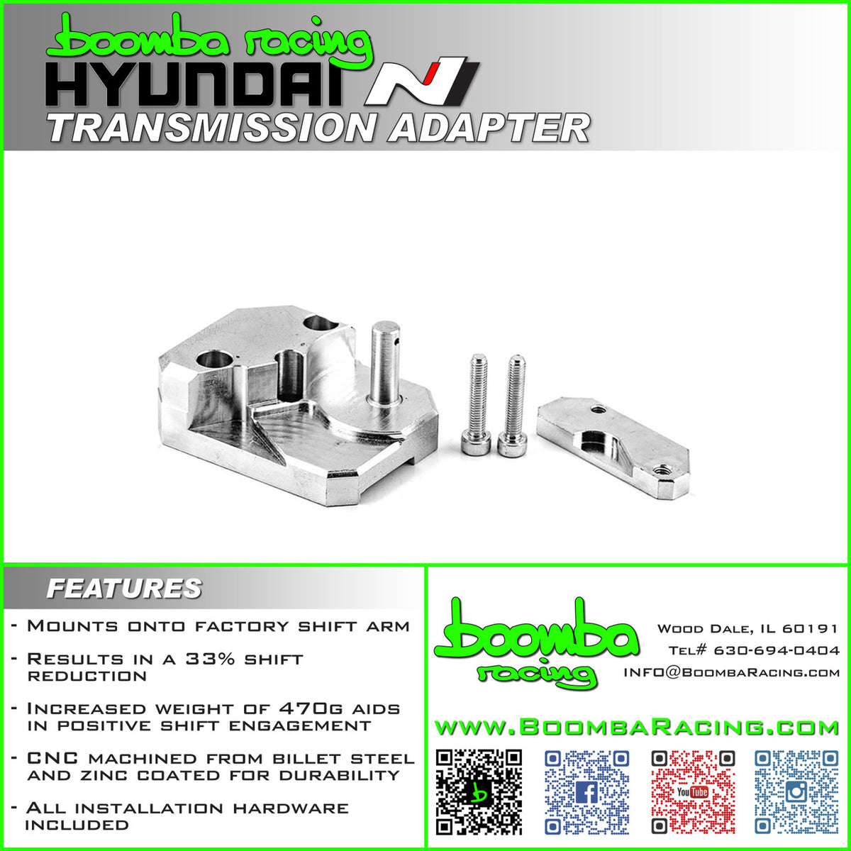Transmission Short Shift Adapter for Hyundai Veloster N Elantra N
