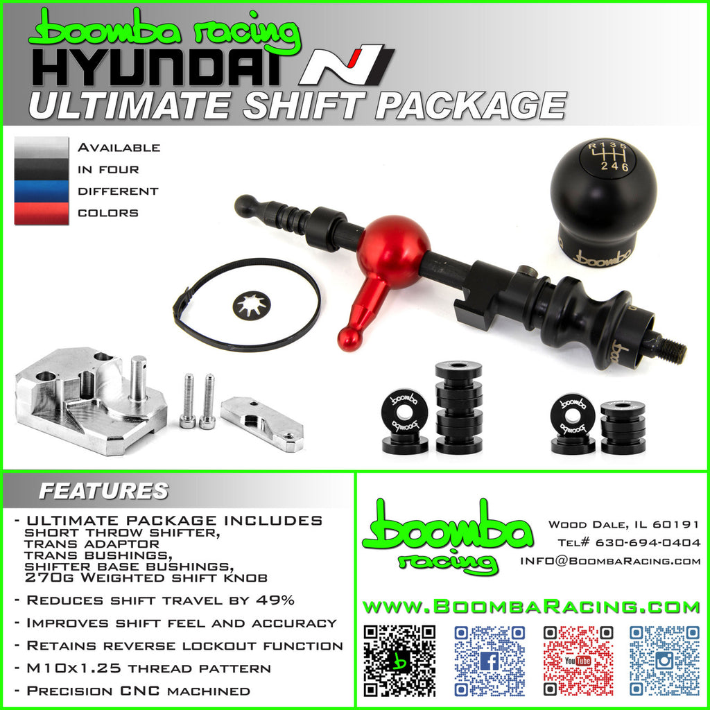 Ultimate Shift Package Billet Aluminum for Hyundai Veloster N 2019-2022