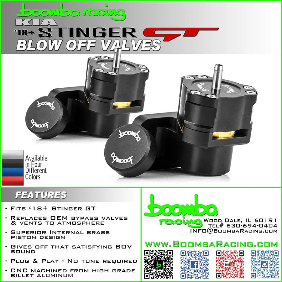 Blow Off Valves Billet Aluminum for Kia Stinger GT
