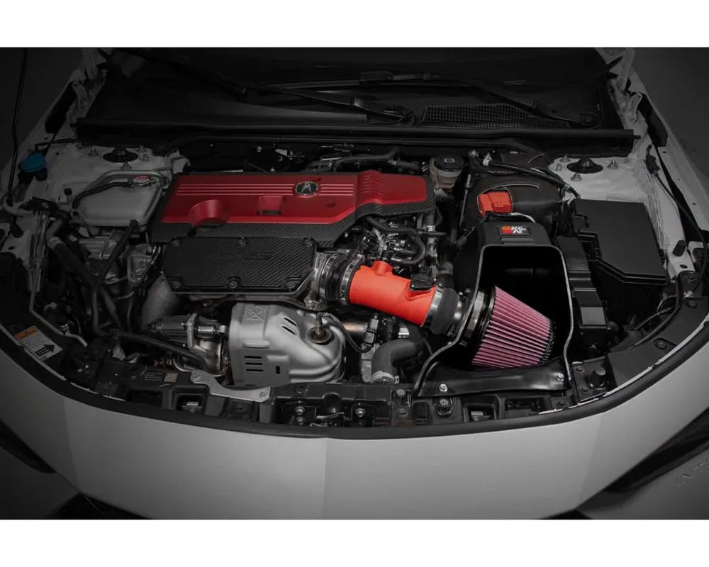 K&N Cold Air Intake System for Honda Civic Type R 2.0L 2023-2024, Aluminum Tube, High-Flow Filter