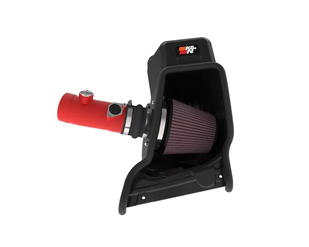 K&N Cold Air Intake System for Honda Civic Type R 2.0L 2023-2024, Aluminum Tube, High-Flow Filter