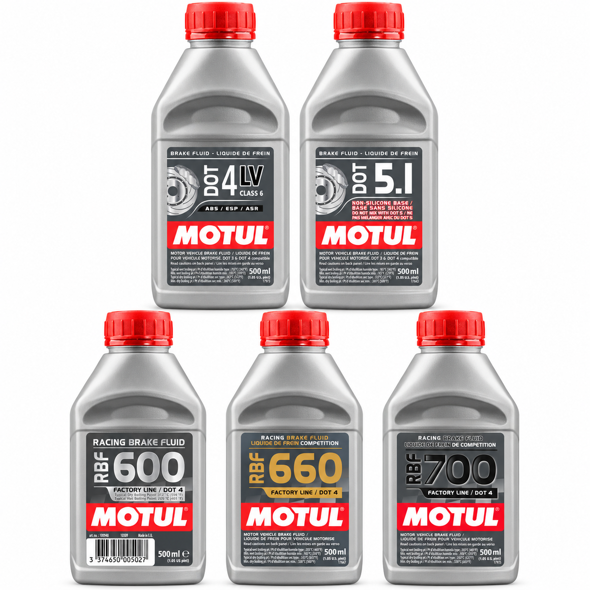 Motul Brake Fluid – Full Lineup | 500 mL