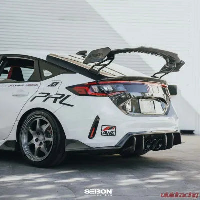 Seibon MB-Style Carbon Fiber Rear Diffuser Honda Civic Type-R Base 2023-2025