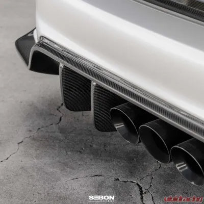 Seibon MB-Style Carbon Fiber Rear Diffuser Honda Civic Type-R Base 2023-2025