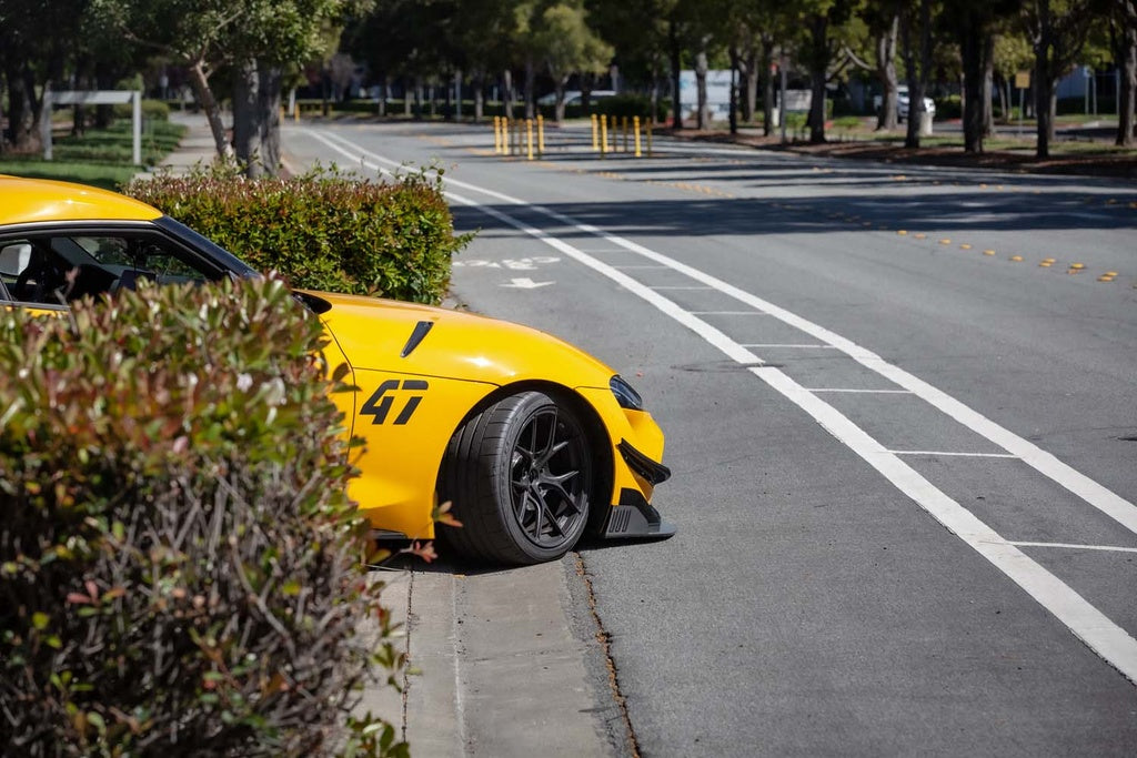Verus Engineering GR Supra Front Splitter Endplates, Standard Front Splitter