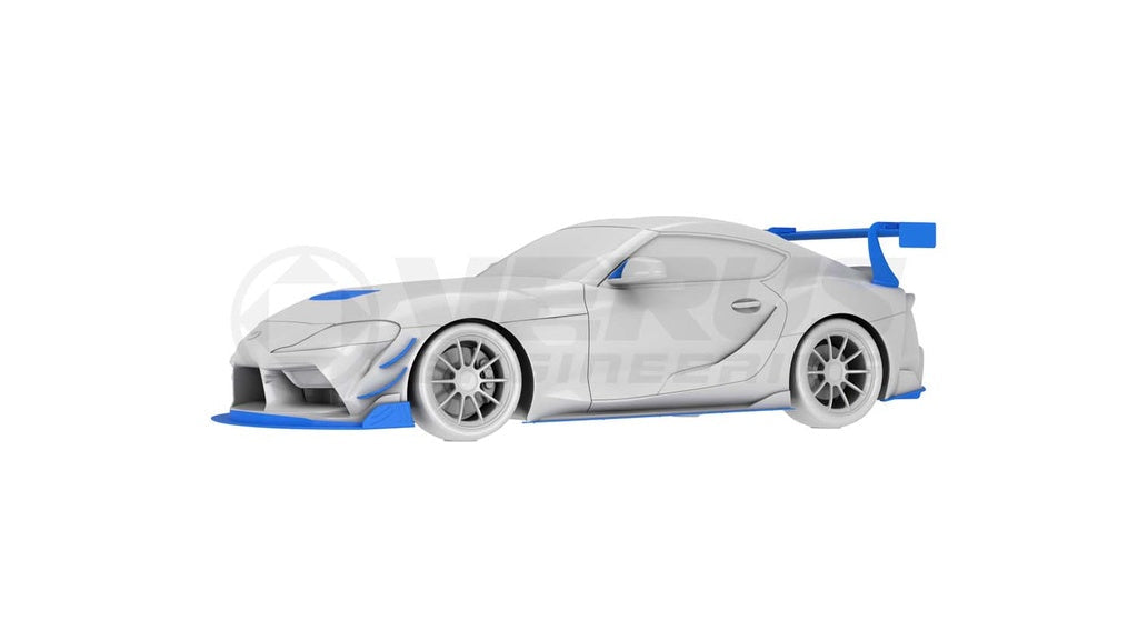 Verus Engineering GR Supra Swan Neck UCW Rear Wing Kit