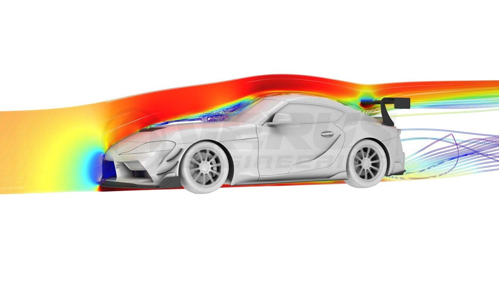 Verus Engineering GR Supra Swan Neck UCW Rear Wing Kit