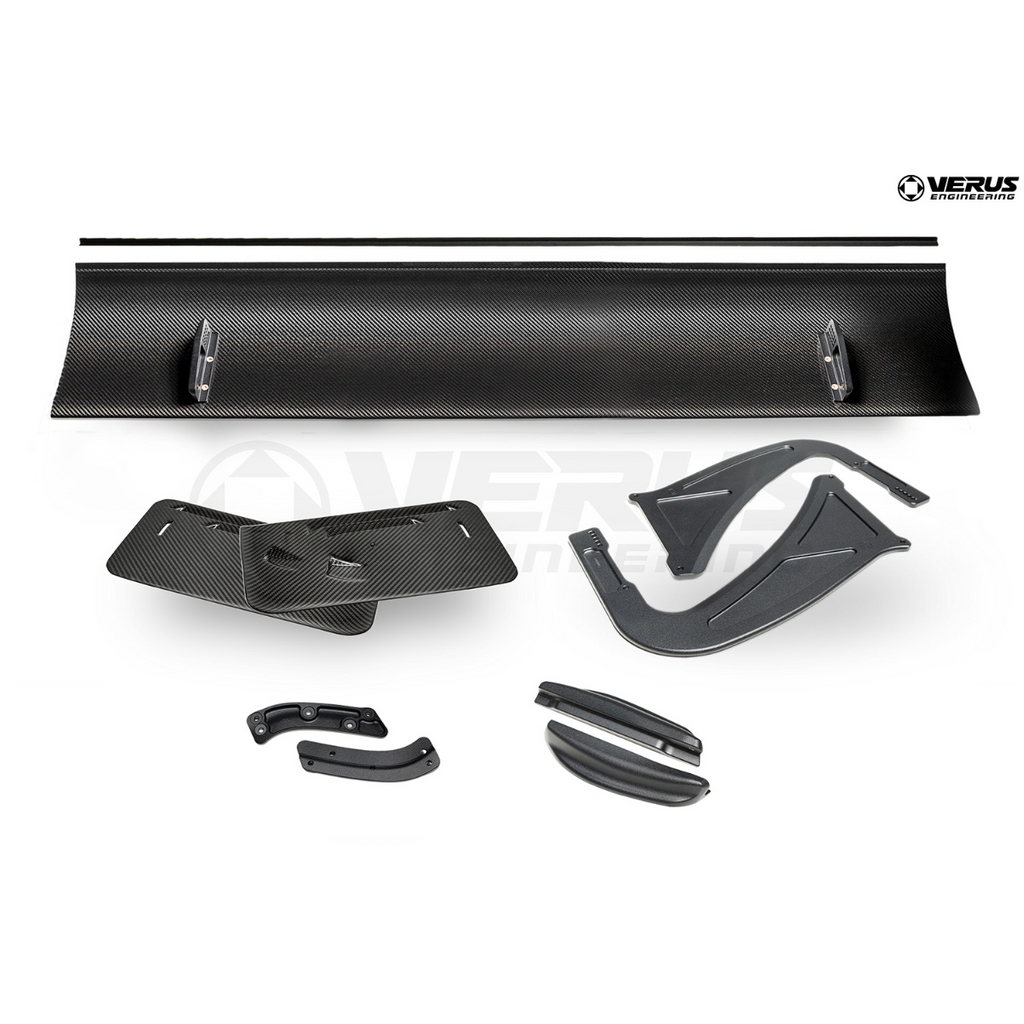 Verus Engineering GR Supra V1X Swan Neck Rear Wing Kit