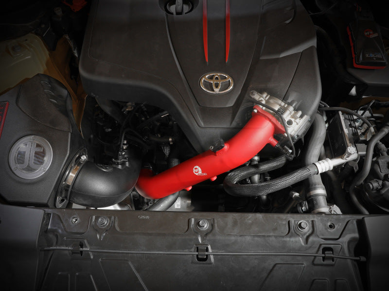 aFe GR Supra B48 BladeRunner Aluminum Charge Pipe