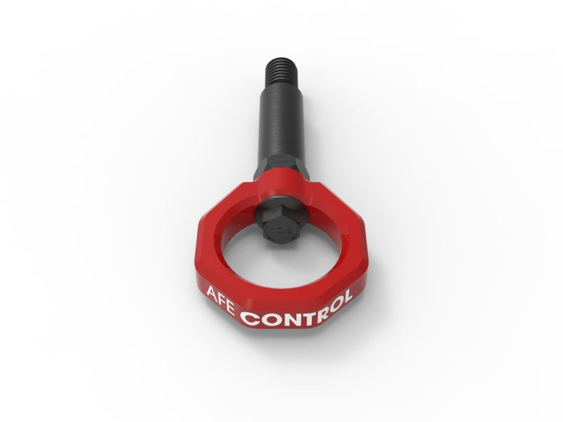 aFe GR Supra Control Tow Hook (Red)