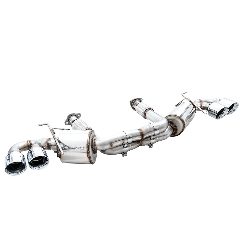 AWE Touring Cat-Back Exhaust | 2020+ Chevrolet Corvette C8 (3015-42151)