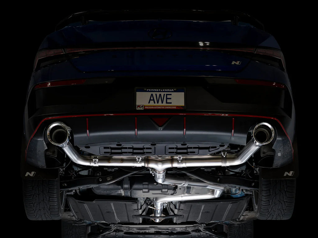AWE Track Edition Cat-Back Exhaust System 2022-2026 Elantra N