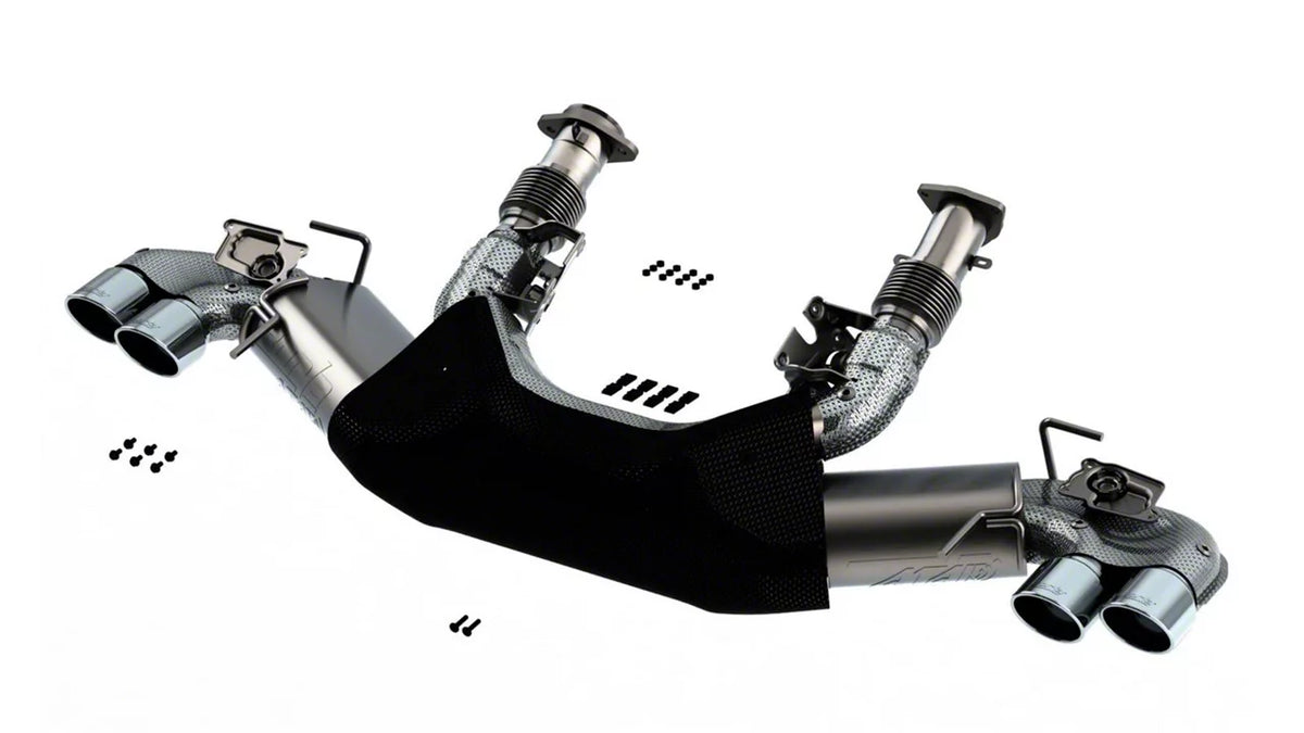 Borla ATAK Cat-Back Exhaust with Chrome Tips (20-25 6.2L Corvette C8 w/ AFM Valves & NPP Dual Mode Exhaust)