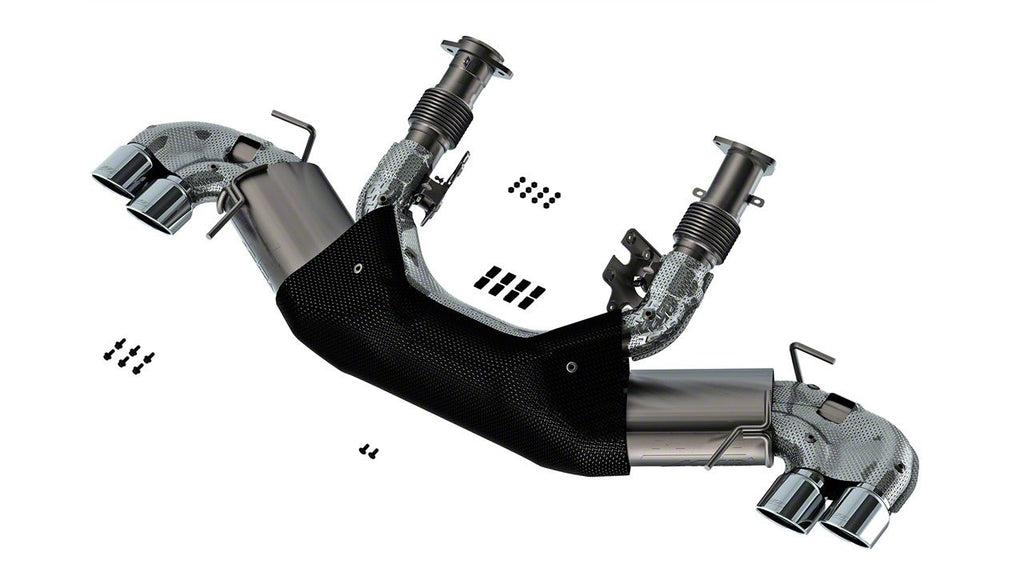 Borla ATAK Cat-Back Exhaust with Chrome Tips and AFM Valves (20-26 6.2L Corvette C8 w/o NPP Dual Mode Exhaust)