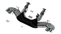 Borla ATAK Cat-Back Exhaust with Chrome Tips and AFM Valves (20-26 6.2L Corvette C8 w/o NPP Dual Mode Exhaust)