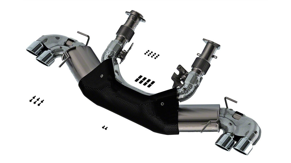 Borla ATAK Cat-Back Exhaust with Chrome Tips and AFM Valves (20-26 6.2L Corvette C8 w/o NPP Dual Mode Exhaust)