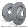EBC Brakes BSD2236 - V Slot Blade Vented Rear Disc Brake Rotors 22+ Elantra N Kona N