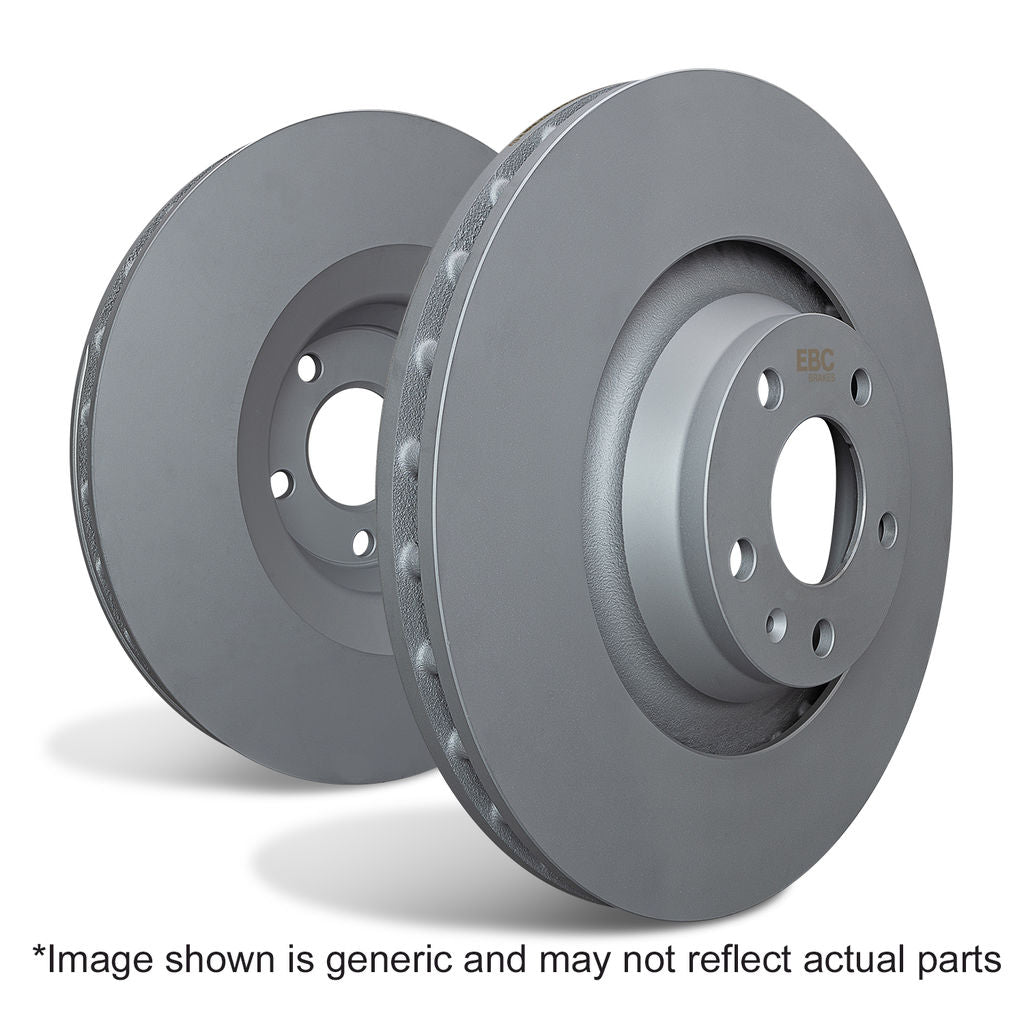 EBC Brakes RK2236 - Rear Ultimax OE Style Smooth Vented Rear Disc Brake Rotors