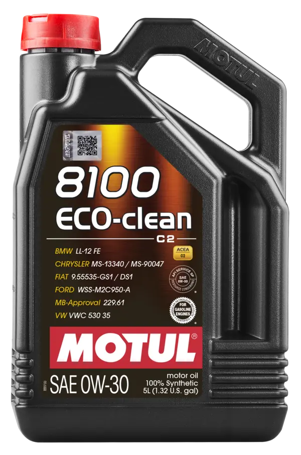 Motul 8100 ECO-CLEAN / ECO-CLEAN+ Fully Synthetic Engine Oil
