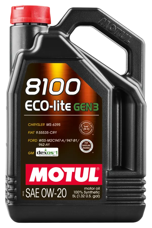 Motul 8100 ECO-LITE Fully Synthetic Engine Oil
