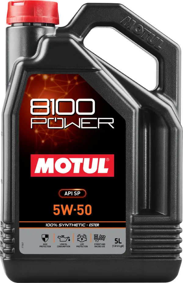 Motul 8100 POWER Fully Synthetic Engine Oil