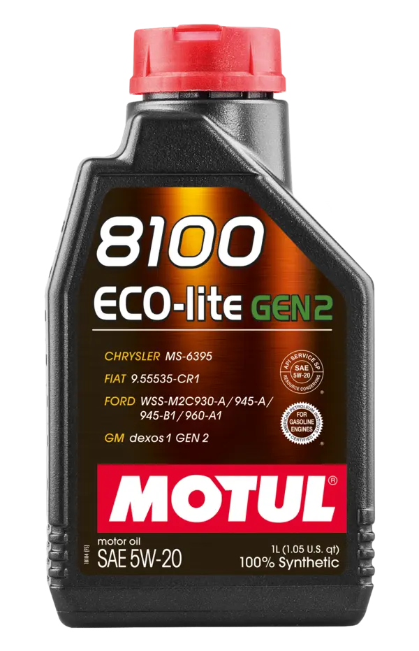 Motul 8100 ECO-LITE Fully Synthetic Engine Oil
