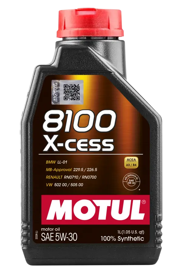 Motul 8100 X-CESS / X-CESS GEN2 Fully Synthetic Engine Oil