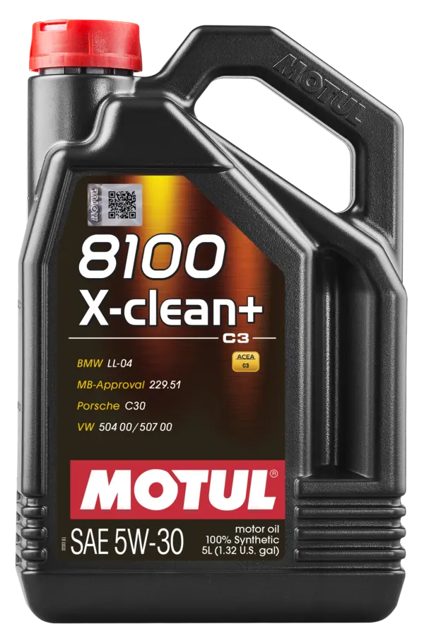 Motul 8100 X-CLEAN Series Fully Synthetic Engine Oil