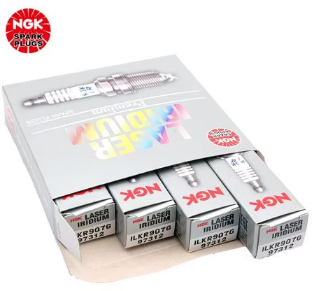 NGK ILKR9Q7G Laser Iridium Spark Plugs for Hyundai Veloster N / Kona N / Elantra N