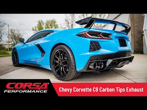 3.0 in Cat-Back 4.5 in Carbon Fiber Tips | 2020-26 Corvette C8 (w/ Factory NPP) (21100CF, 21103CF-1, 21106CF, 21105CF-1)